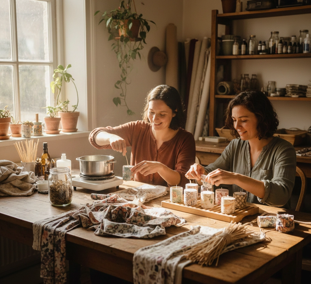 Kynttilöiden valmistus